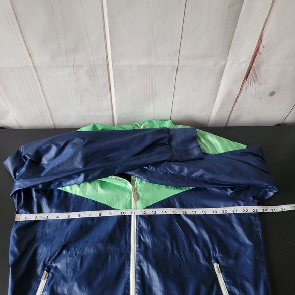 Rare Vintage Nike Glanz Windrunner Windbreaker Jacket, Men’s L, Green/Blue, Like - Picture 11 of 12